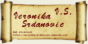 Veronika Srdanović vizit kartica